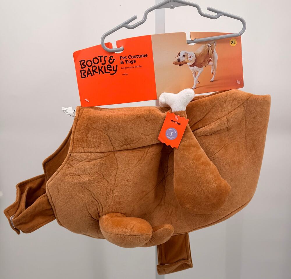 Boots & Barkley XL Dog Turkey Costume Thanksgiving Pet Costume Up to 100 lbs NWT